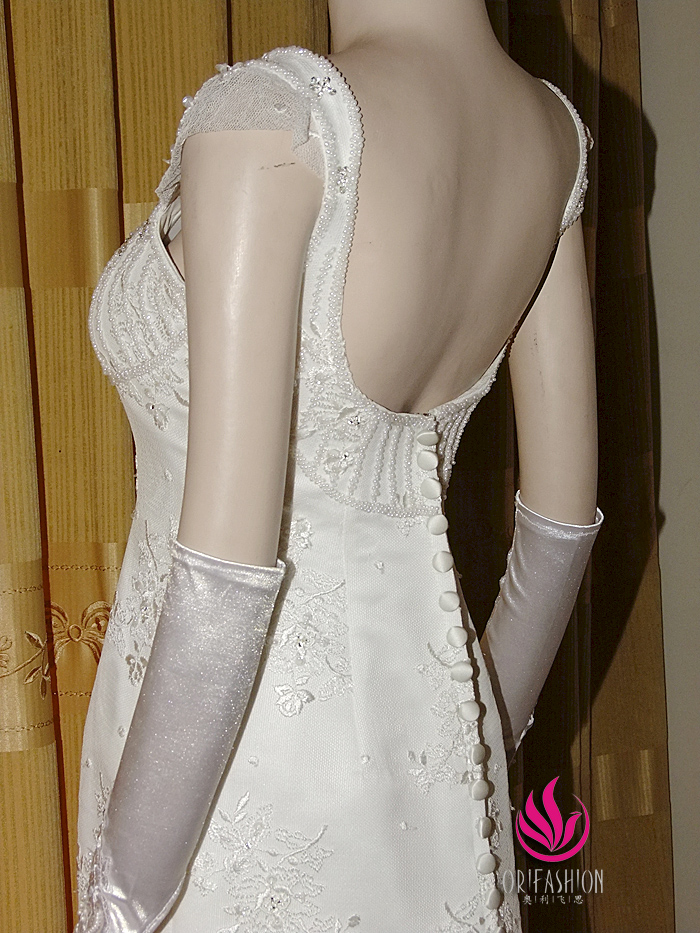 Orifashion Handmade Graceful Formal Lace Wedding Dress